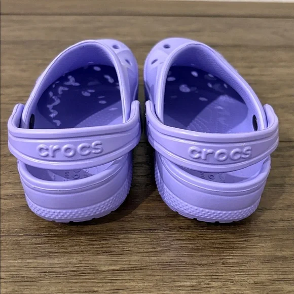 NEW [CROCS] Baya Clogs Slip-On Water Shoes Sandals  in Violet Youth Sz C 10 - Picture 8 of 12